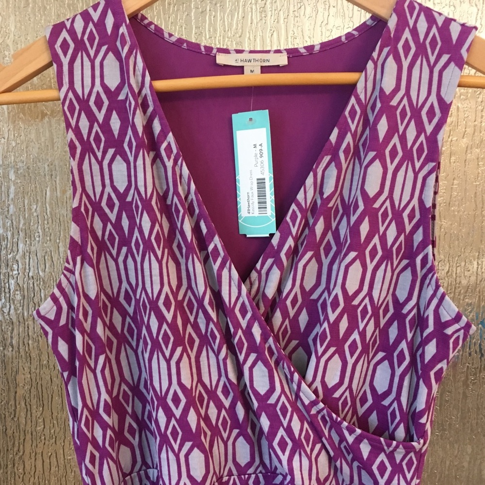 41Hawthorne Kassidy faux wrap dress. NWT. Medium.