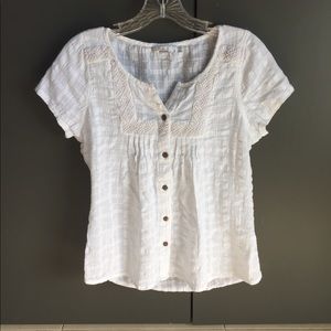 Prana white tee