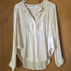 Beautiful urban outfitters ivory top