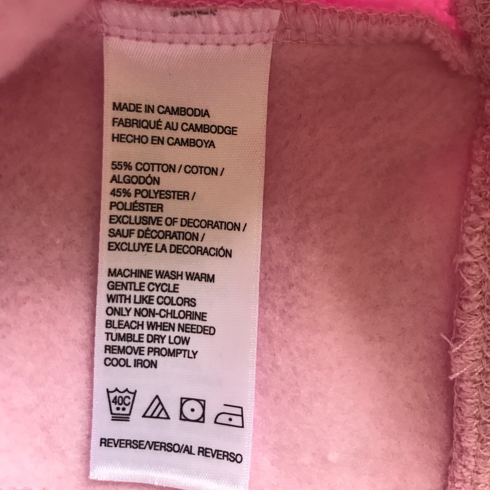 IZOD PINK ZIPPER SWEATER. - Picture 5 of 5