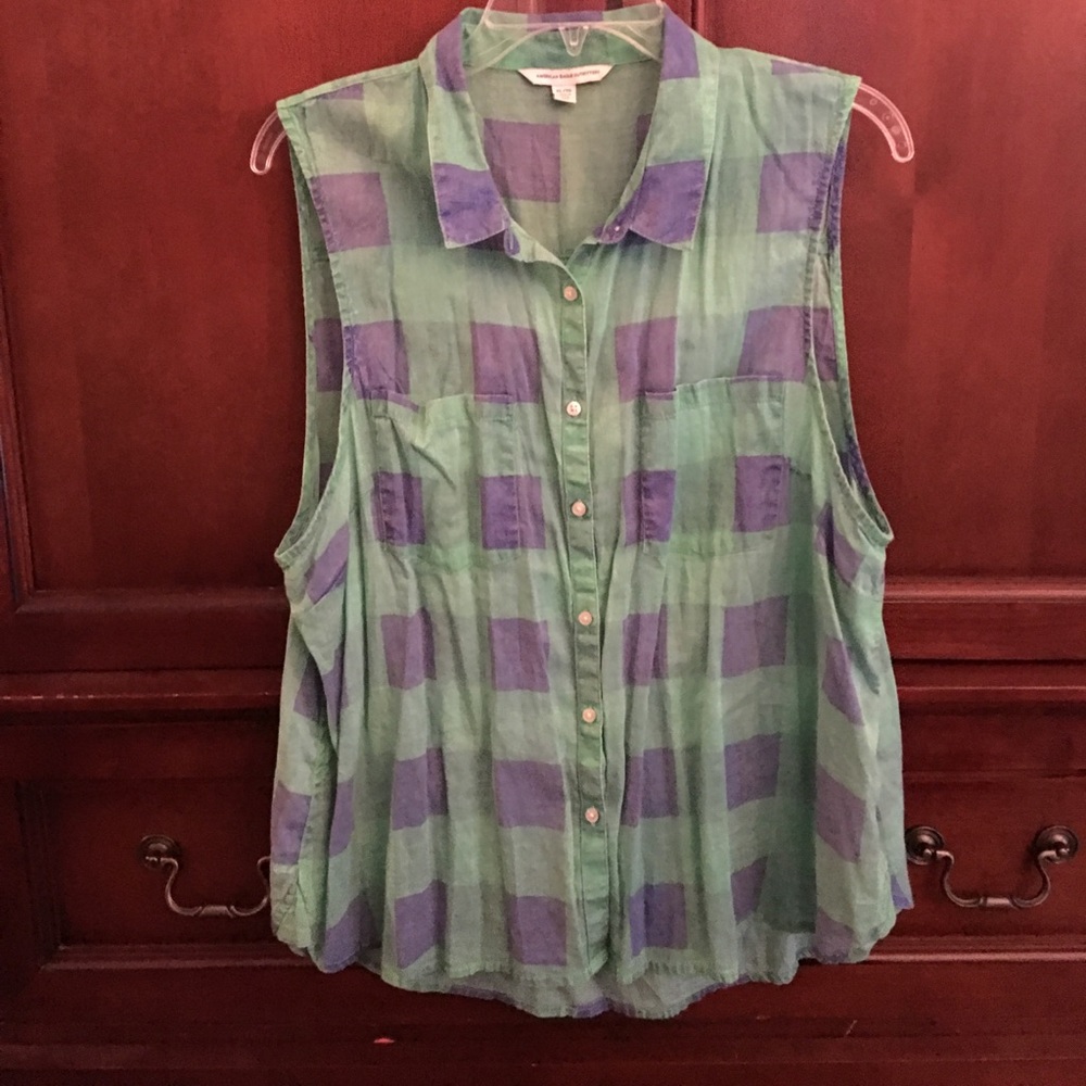 Ae button up tank