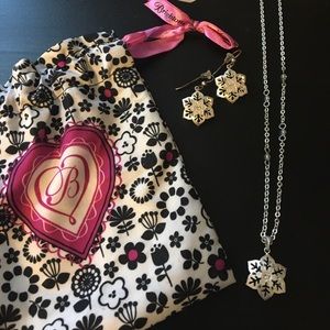 Brighton Snowflake Earrings & Necklace