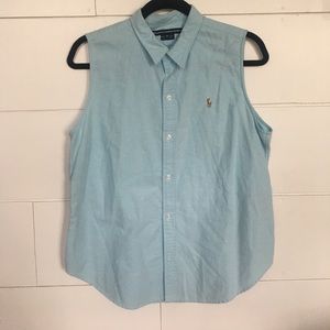 Ralph Lauren Sport Size 14 Sleevless Shirt
