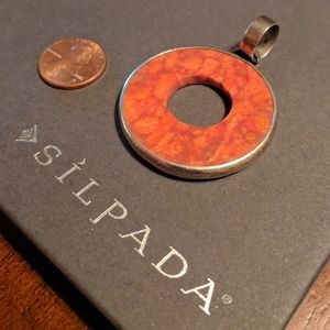 Price drop! Silpada N1564 sponge coral pendant.