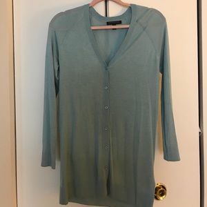 Banana republic blue cardigan sweater