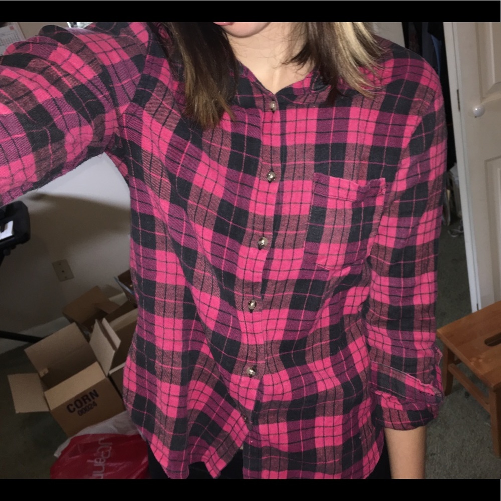 Faded red flannel