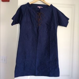 Calypso St Barth navy shift dress size XS