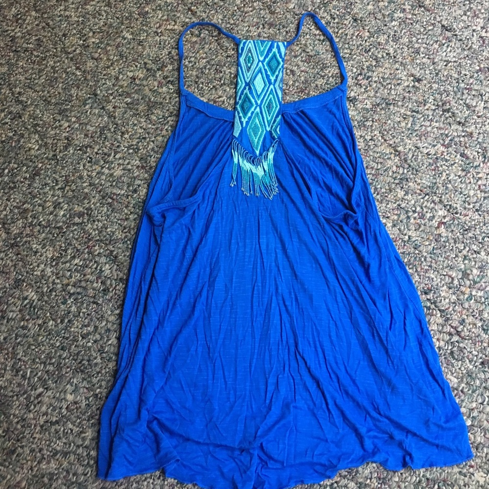 Flowy low back tank top