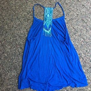 Flowy low back tank top