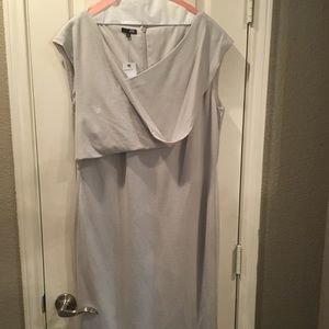 One forty 8 (by Lafayette 148) light gray dress
