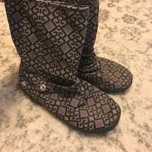 Roxy Royal Purple Furry Brookie Boots
