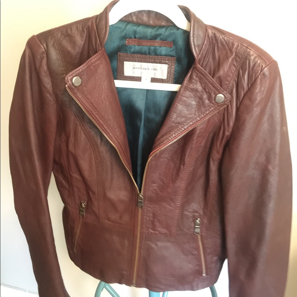 New leather jacket