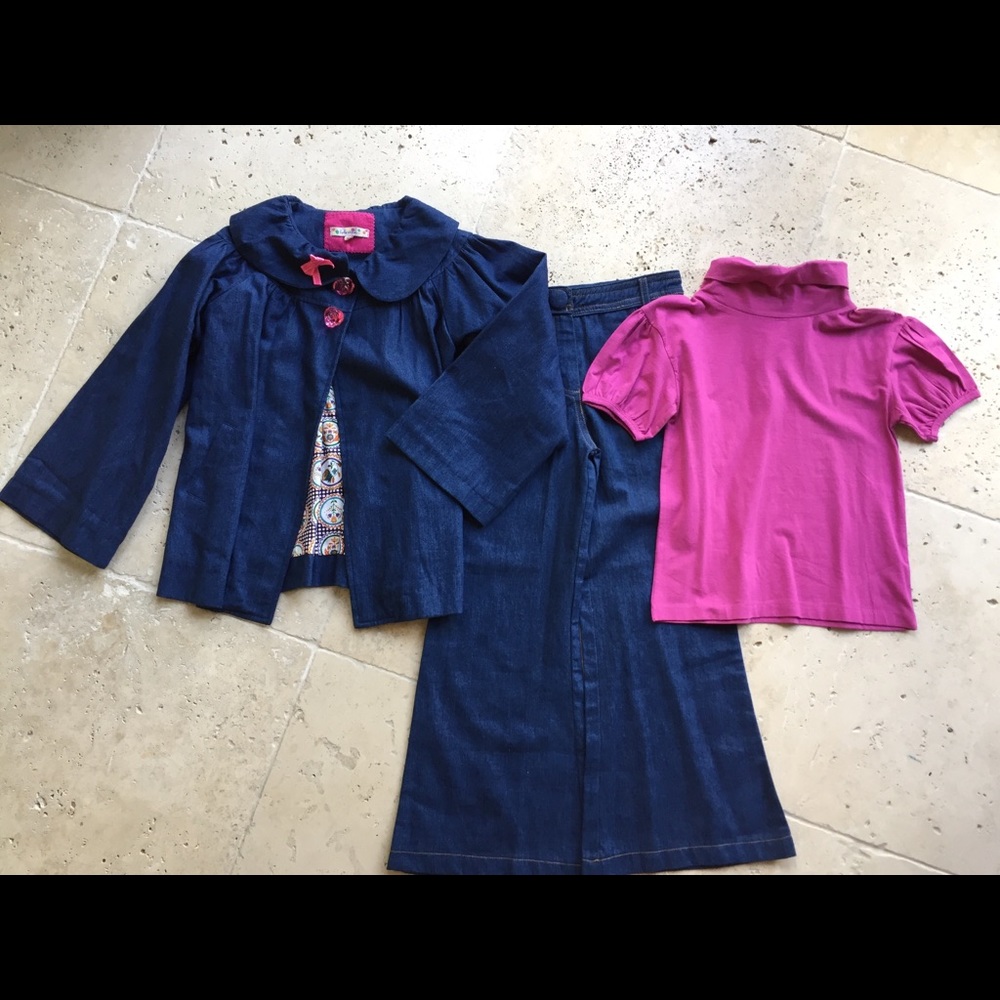 Lola et Moi 3 piece ensemble NWOT Sz 10 Girls