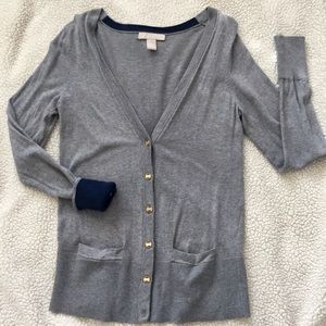 Grey Banana Republic cardigan