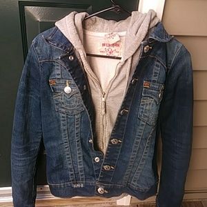 TRUE RELIGION JEAN JACKET W/SS