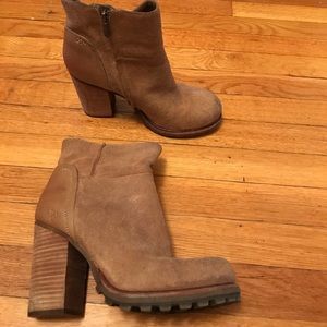 Sam Edelman Brown Suede Booties