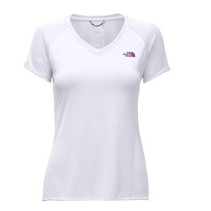 The North Face white women's vapor wick tee, M