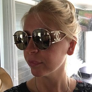 Vintage Rare Chanel CC miller sunglasses! 1990s Vintage Rare Chanel CC miller sunglasses! 1990s