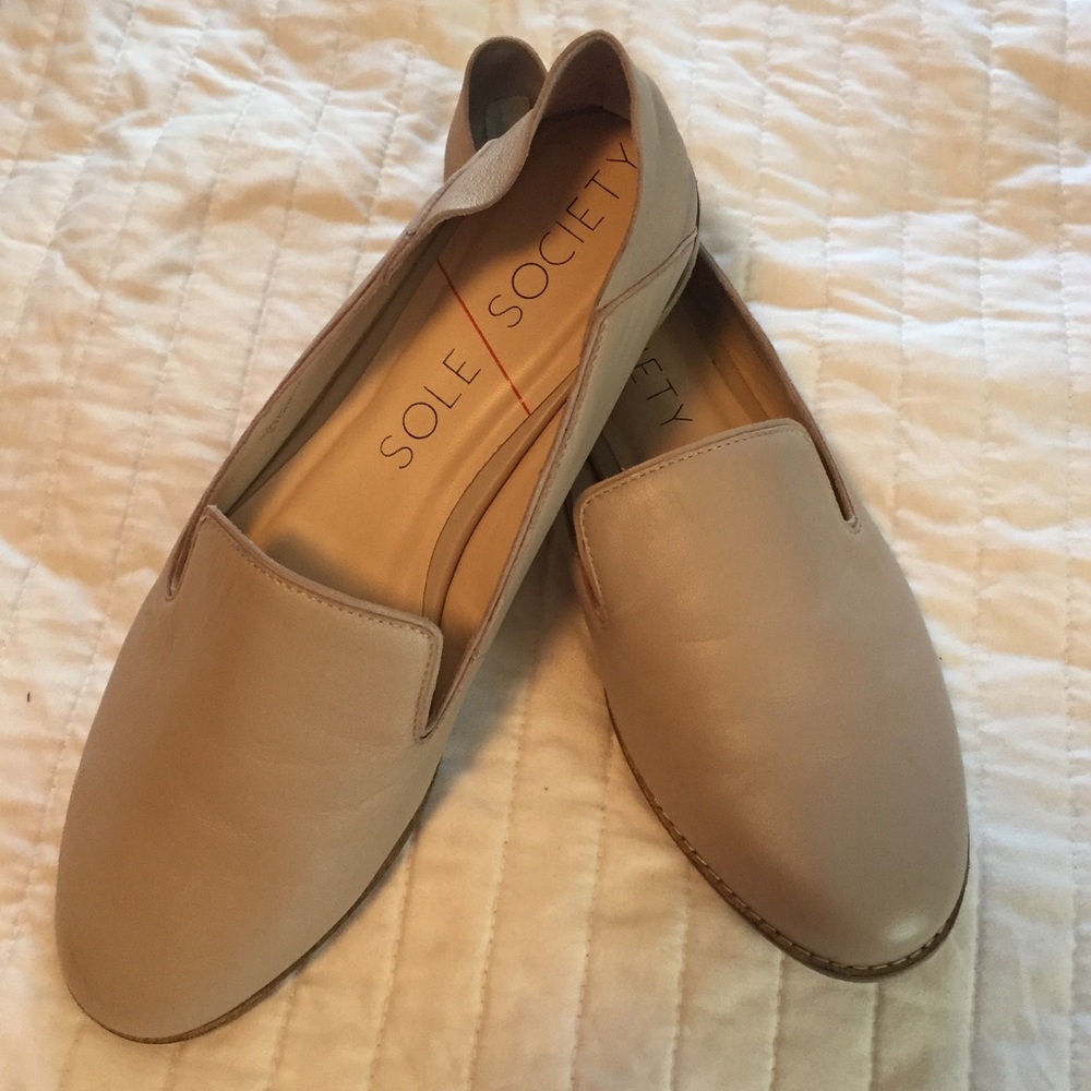 Sole Society Jameson Deconstructed Loafer in Stone