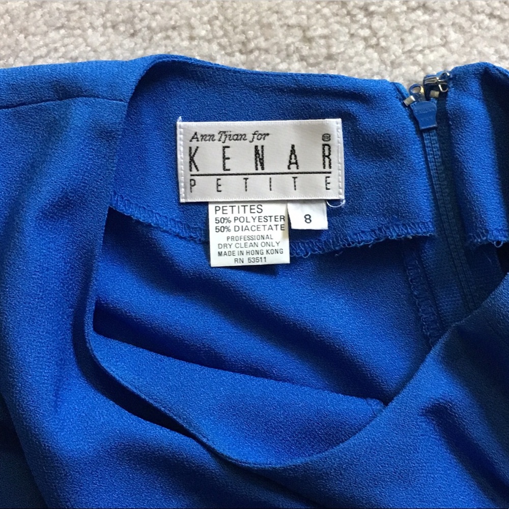KENAR Pleated Blue Dress NEW - Picture 6 of 7