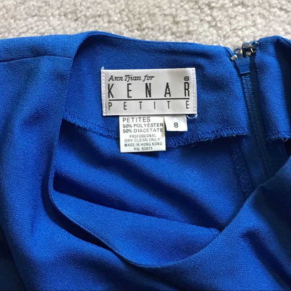 KENAR Pleated Blue Dress NWT - Picture 6 of 7