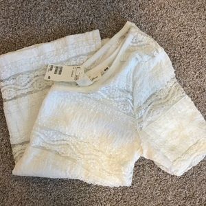 H&M lace cream top 😍 H&M lace cream top 😍