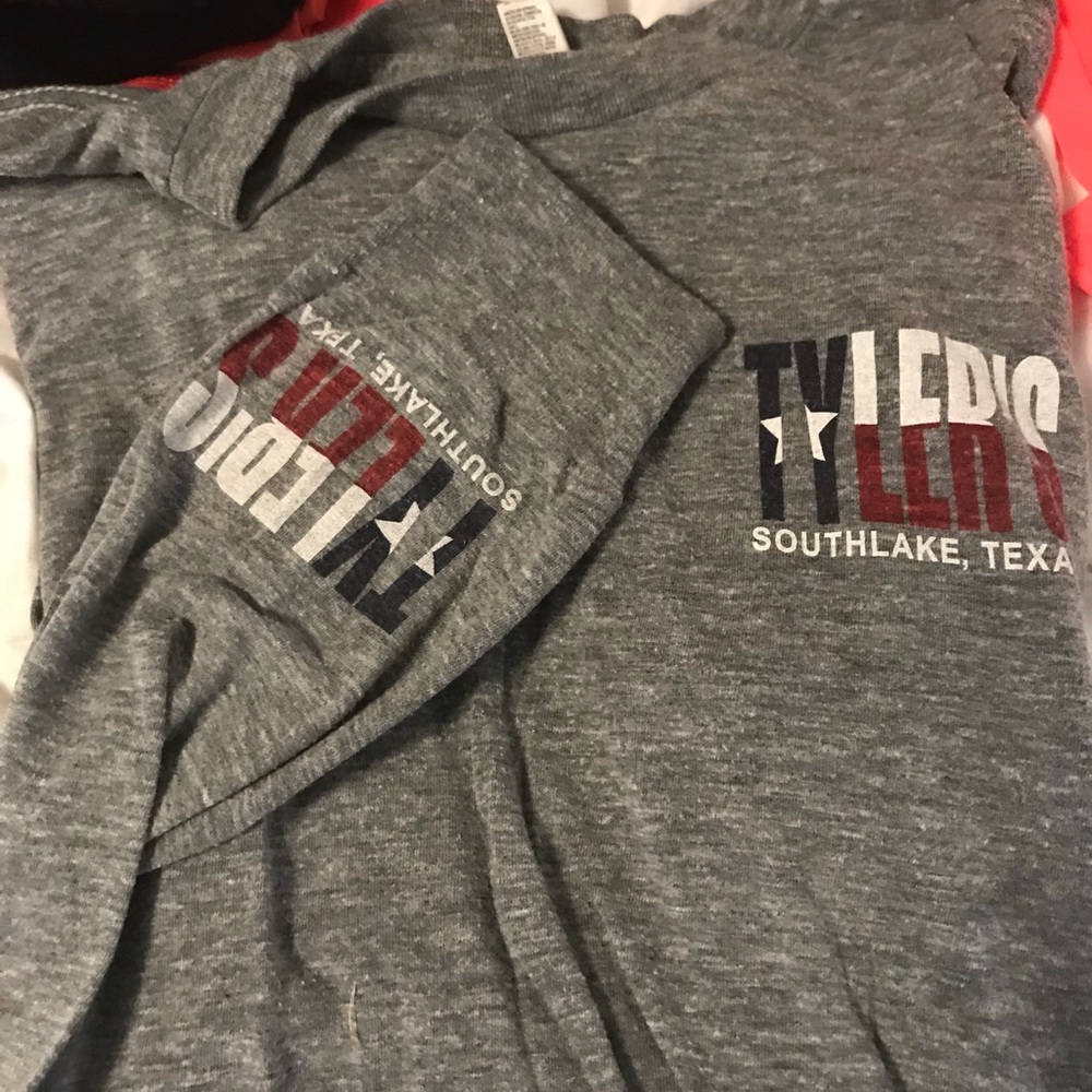 Tyler’s long sleeve shirt