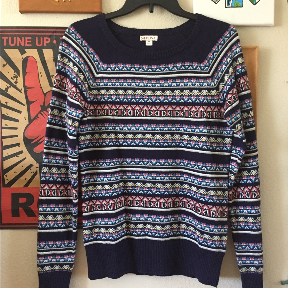 Tribal Patterned Sweater