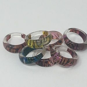 🔥FINAL PRICE🔥 Lot of 7 Plastic Rings
