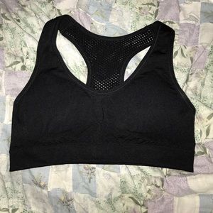 Black Sports Bra