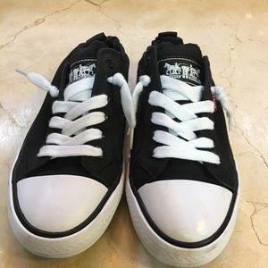 Levi's Black converse styled women's shoes