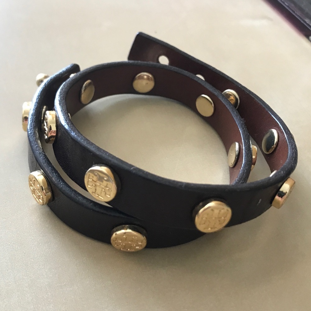 Tory Burch Brown Leather Wrap Bracelet! 💕
