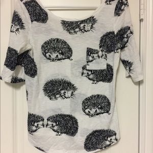 Anthropologie Hedgehog Shirt