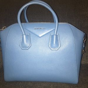 Medium blue givenchy antigona