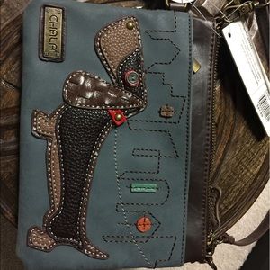 Chala Crossbody Dachshund bag - NWT