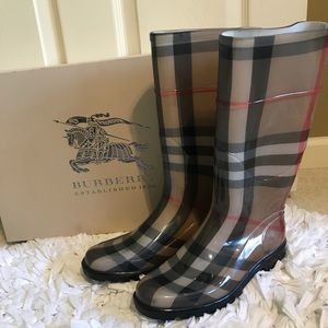 Authentic Burberry Rain Boots