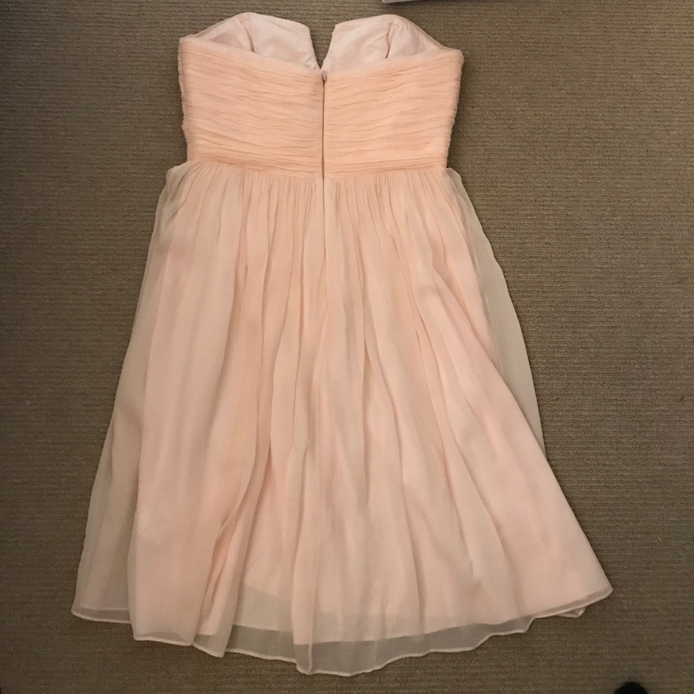 J.Crew Chiffon Blush Dress - 4 - Picture 3 of 5