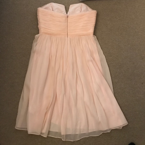 J.Crew Chiffon Blush Dress - 4 - Picture 3 of 5