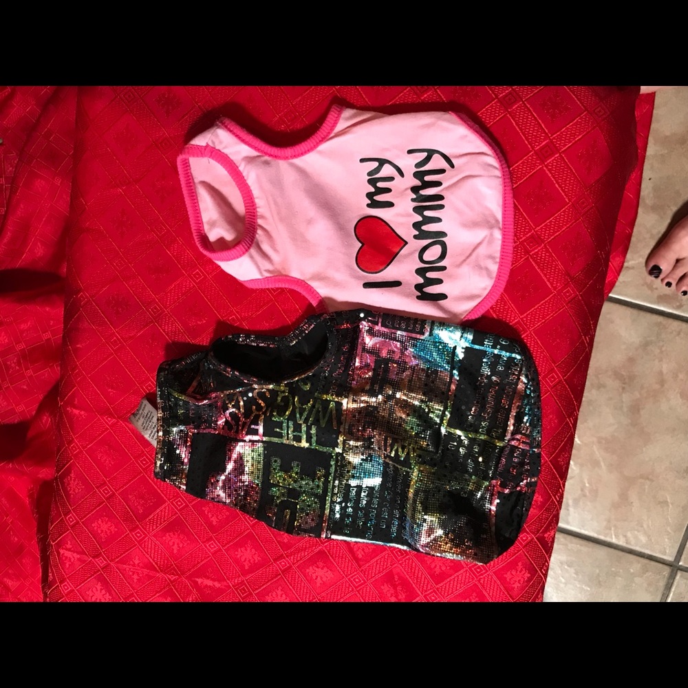 2 cute dog shirts