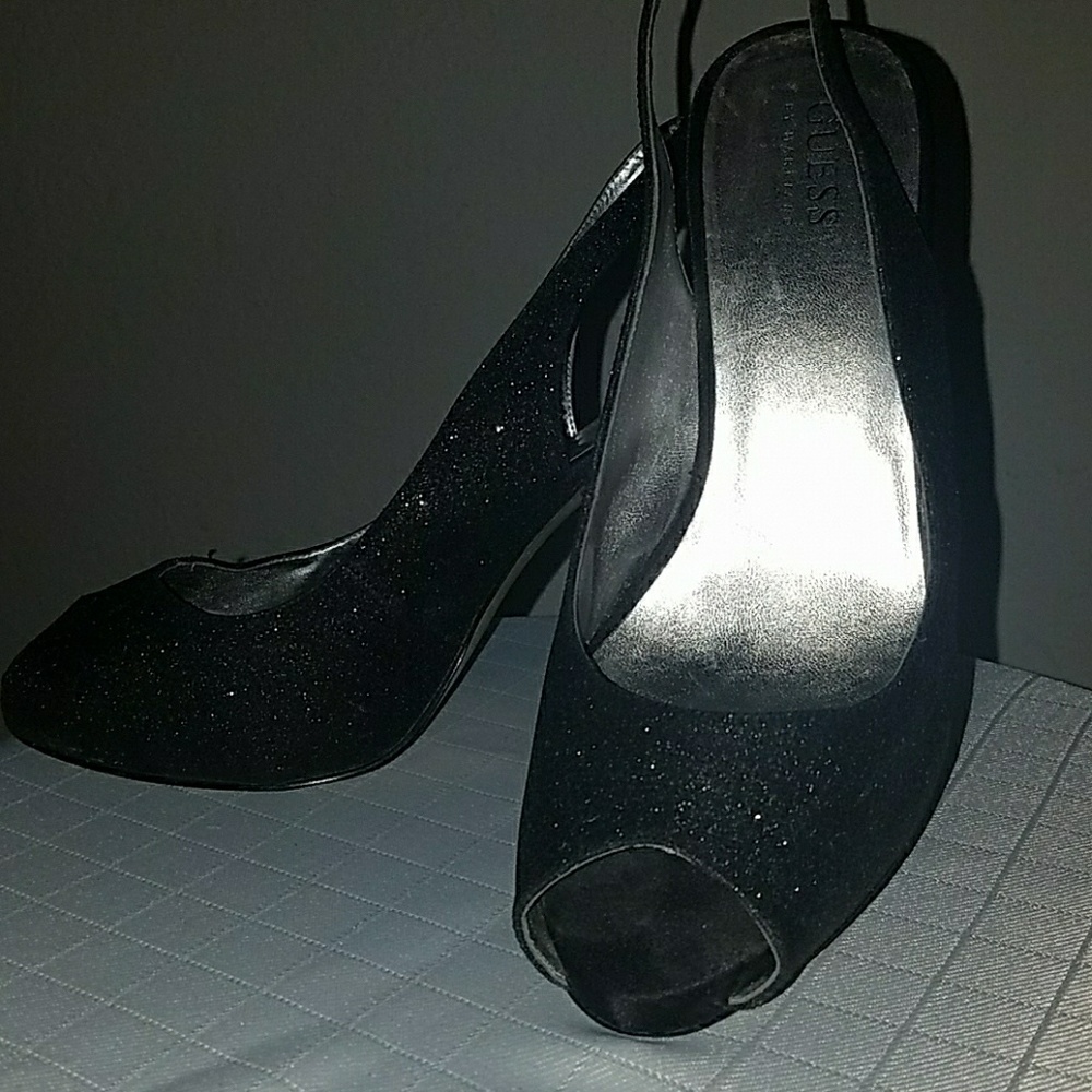 Guess Sparkling dressy sling back pumps