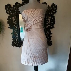 Minuet Blush Champagne sz S Dress
