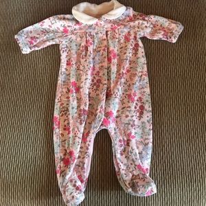 ❣️BABY GAP Preemie floral onesie
