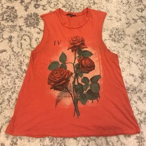 Urban Outfitters Rose Grunge Tee