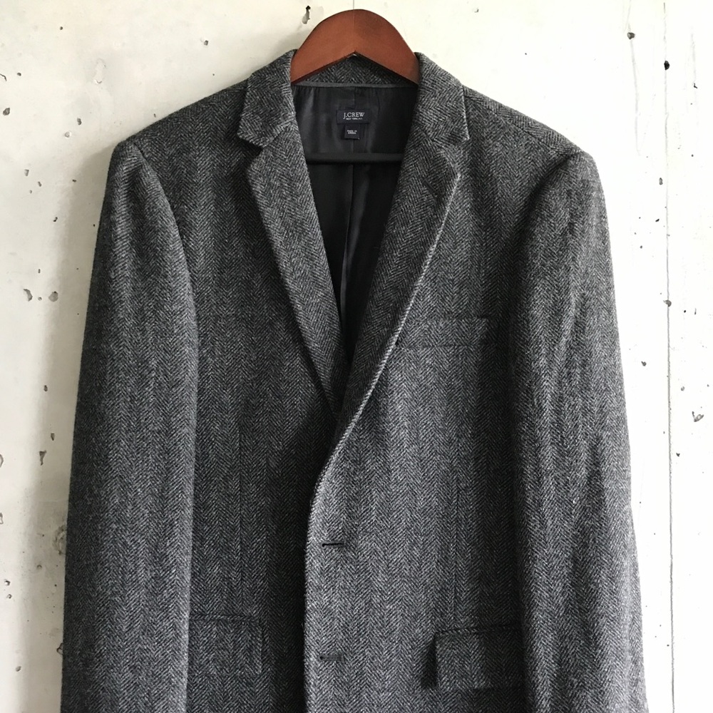 J.Crew Ludlow Tweed Blazer in Herringbone