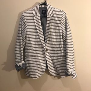 Striped Linen Blazer