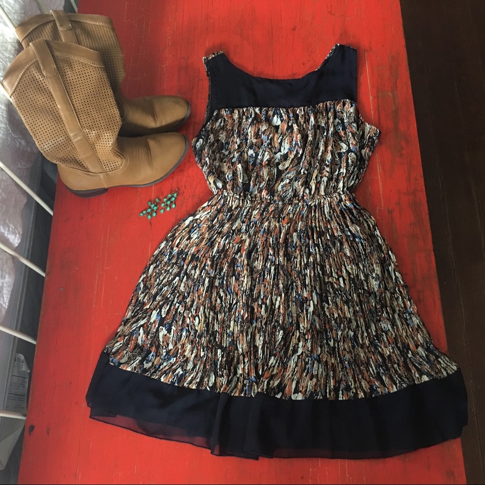 Flowy fall dress