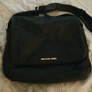 Black nylon med purse