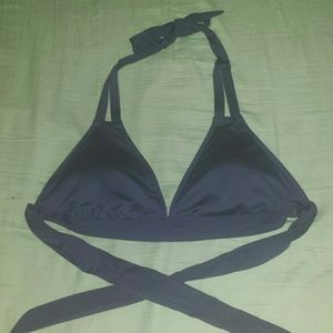 Halter tie bikini top