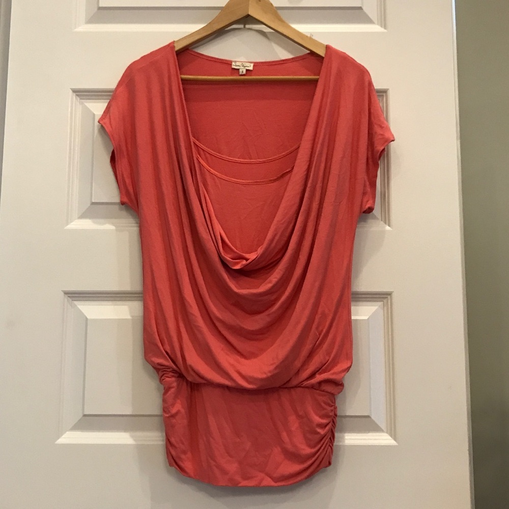 Sworn Virgins bamboo knot top, silk trim