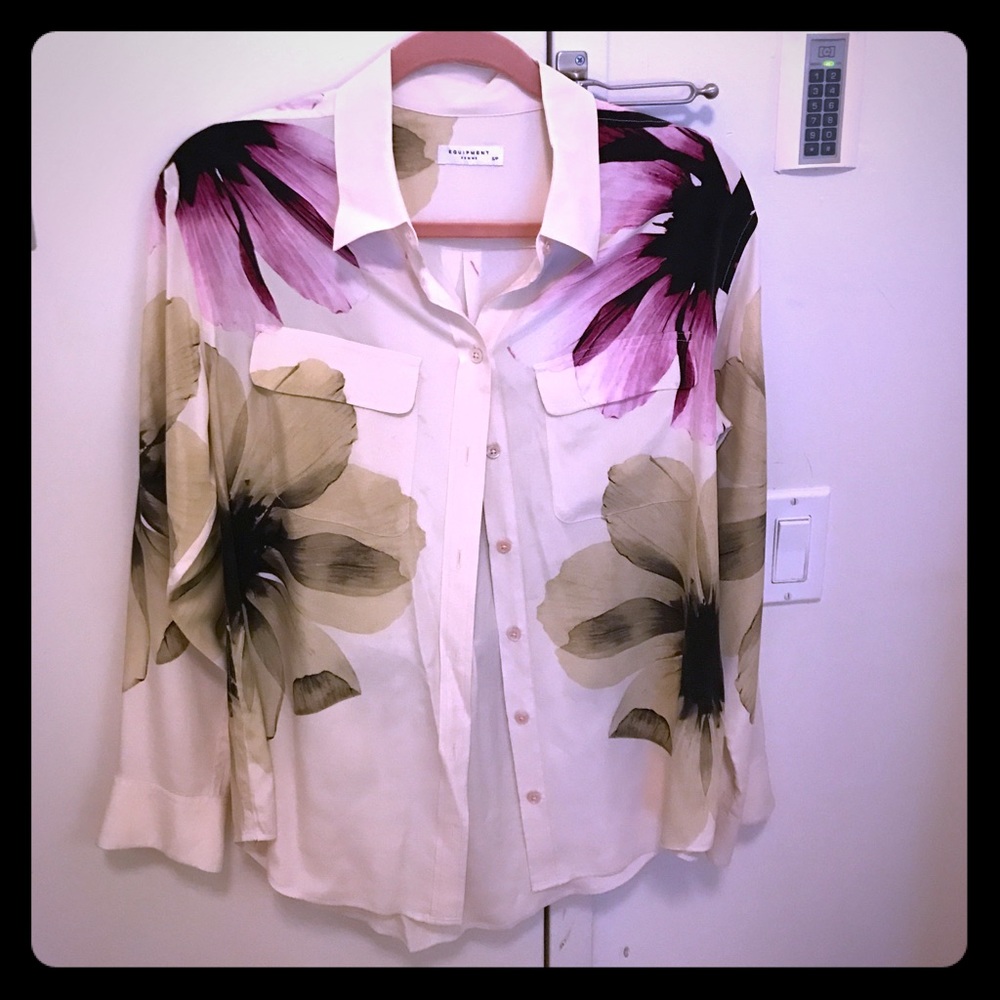 Silk Equipment blouse